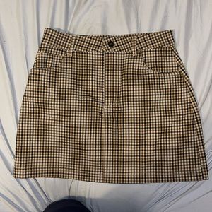 Plaid Forever 21 skirt